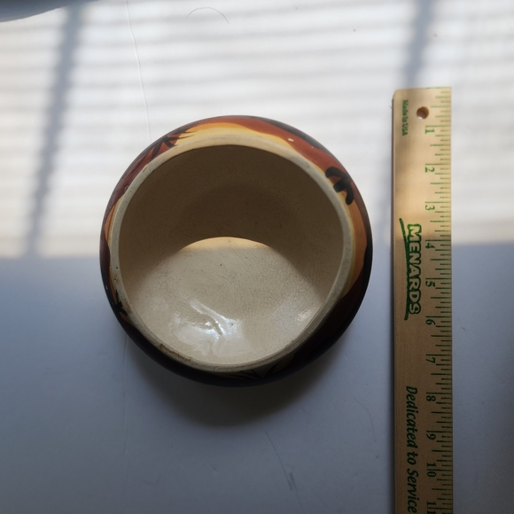 Vintage hand painted succulent pottery - Picture 4 of 11